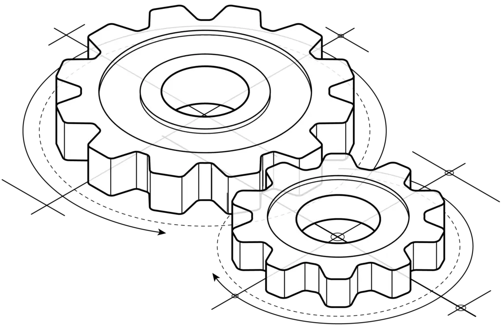 Illustration of Pop-Vac integration with an automated cannabis filling line on white