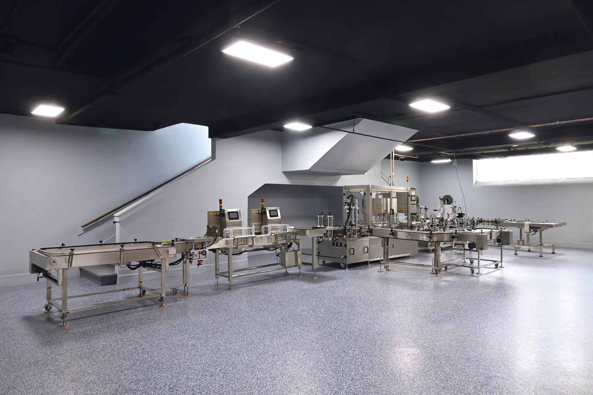 Shot depicting a MachineCanna Automation Line - Width Angle View