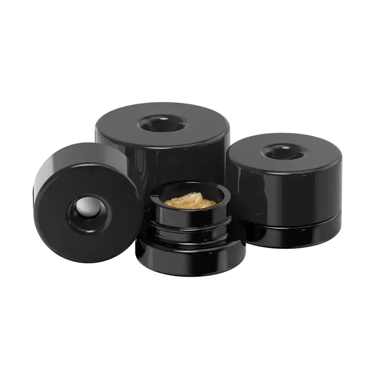 Pop-Vac concentrate packaging jars