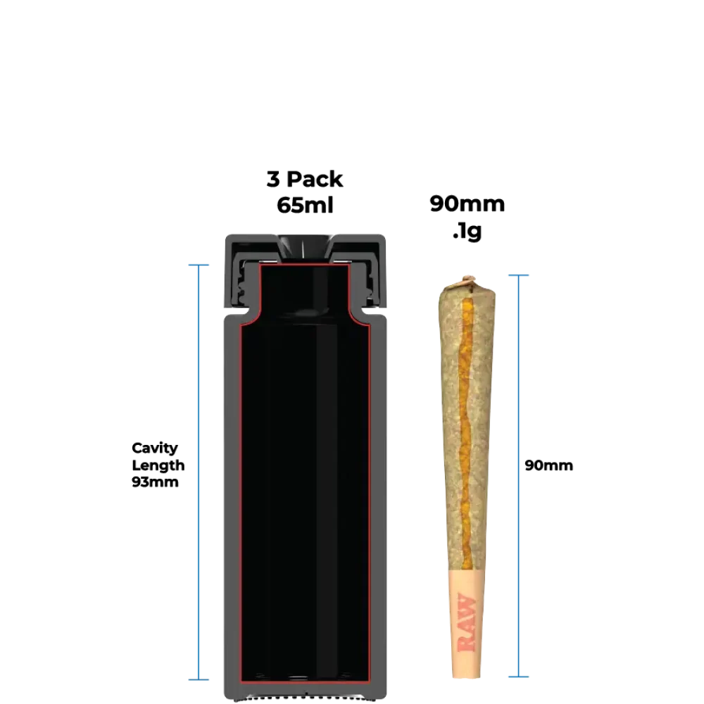 Pop-Vac hash hole pre-roll 1-pack tube for 1g joints
