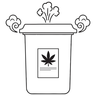 Oxygen entering a standard cannabis jar causing terpene loss
